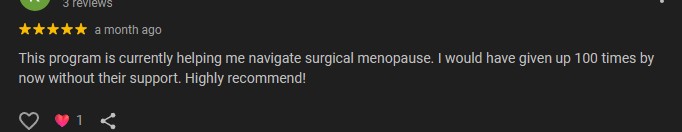 Google review from Kathy